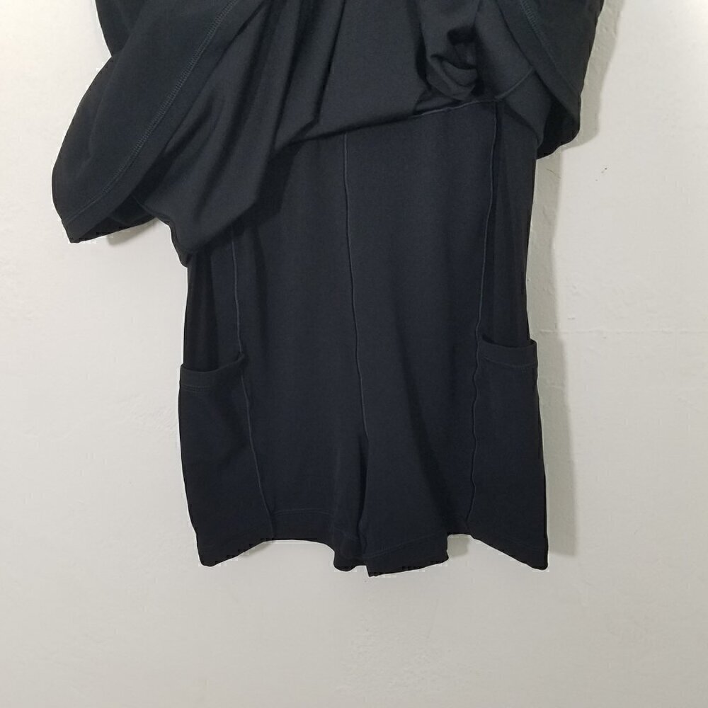 OFFLINE by Aerie Dress Built-In Shorts Short Sleeve Black Size M - Picture 3 of 6